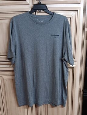 Travis Mathew Men's Heather Gray Short-Sleeve Crew Tee - Size XXL